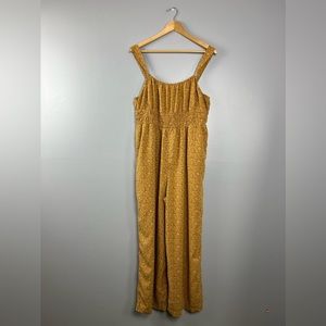 Madewell Sophia Tank Wide-Leg Jumpsuit in Florentine Floral | Size XL